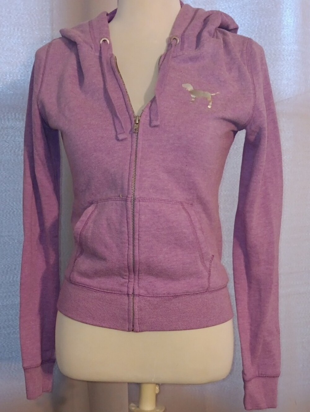 Victoria's Secret Lavender Zip-Up Hoodie